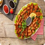 Mevzubahis çiğköfte taze sunum tabağı görseli