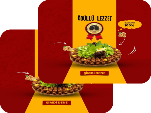 Mevzubahis çiğköfte ödüllü lezzet sunumu, özel servis tabağı